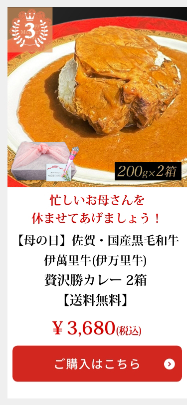 贅沢勝カレー 2箱【送料無料】